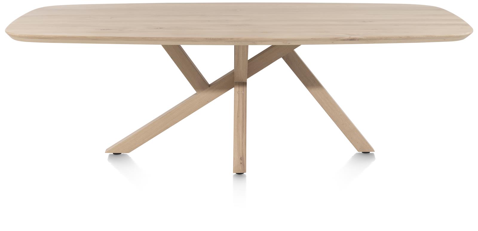 Henders & Hazel Esstisch SHIMLA ca. B120 H77 T210 cm in Eiche natur