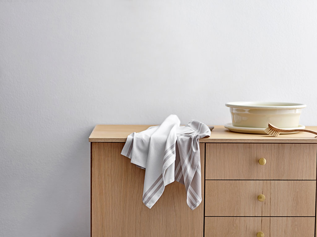 Södahl Geschirrtuch in Farbe beige