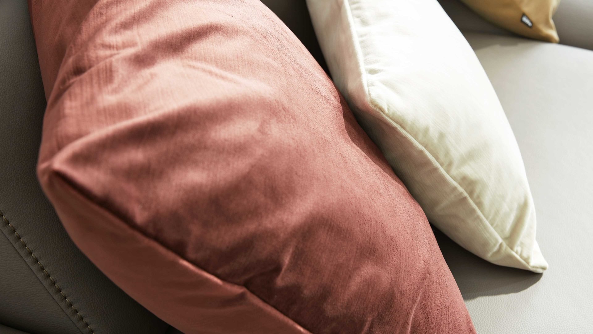 Interliving Kissenhülle IL-9105 ca. 50x50cm in Farbe plum, kissen, kissenbezug, sofa, rose, beige