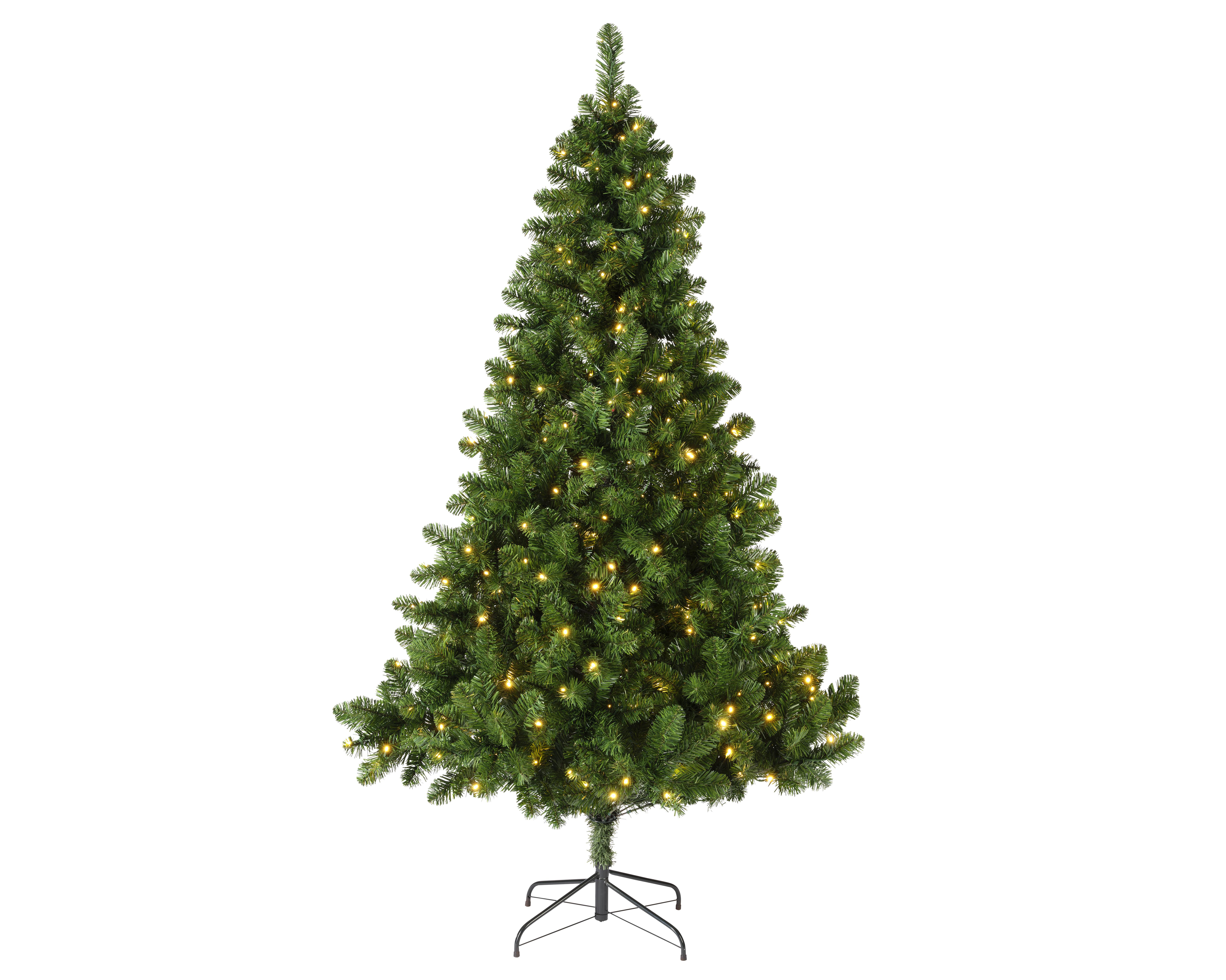 Kaemingk Kieferbaum Imperial 678251 ca. H180 cm, D117 cm in Grün/Weiß, Pflanze, Baum, Kiefer, Weihnachtsdekorationen, Festival