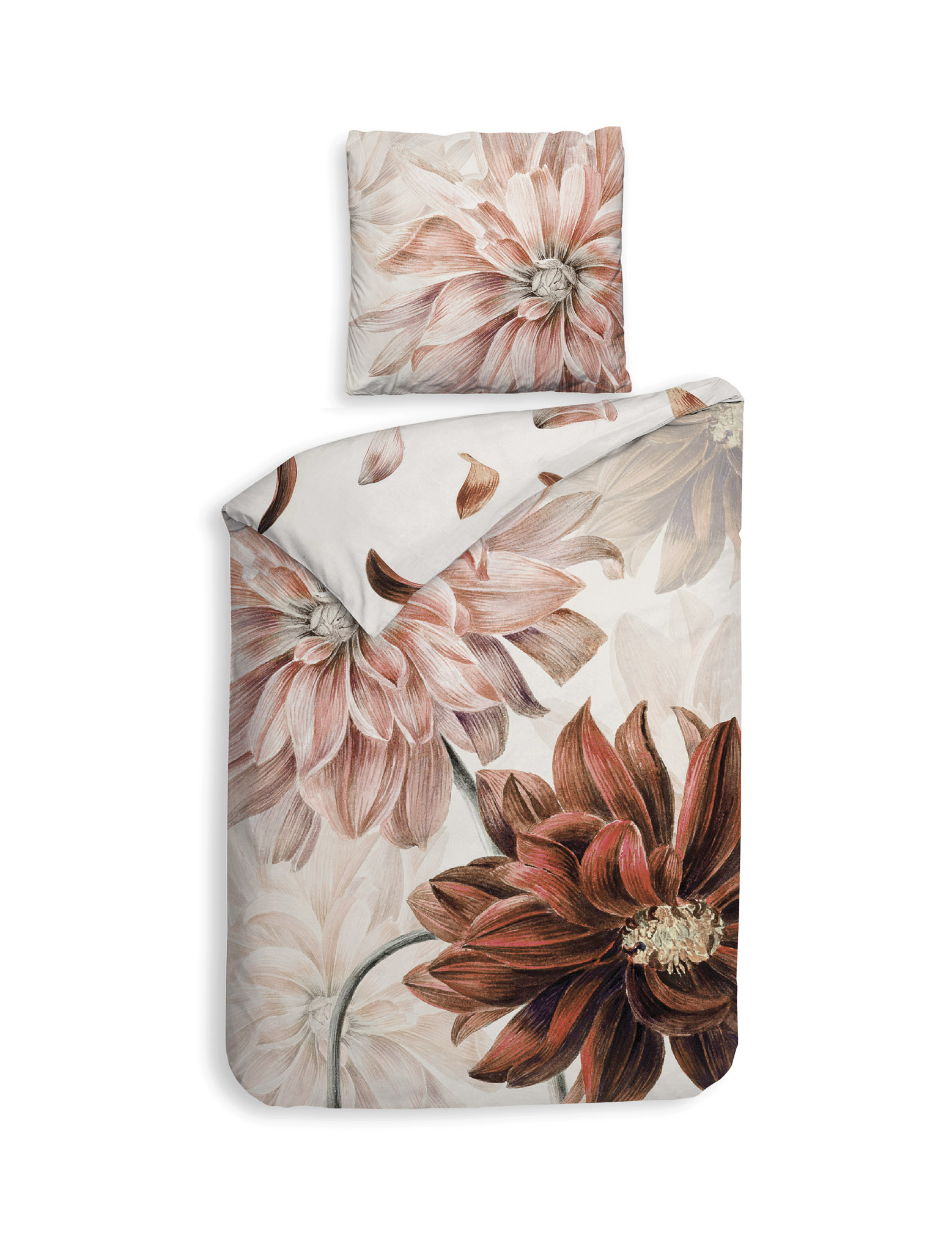 Heckettlane Bettwäsche ca. 155x220cm in Farbe Off-white