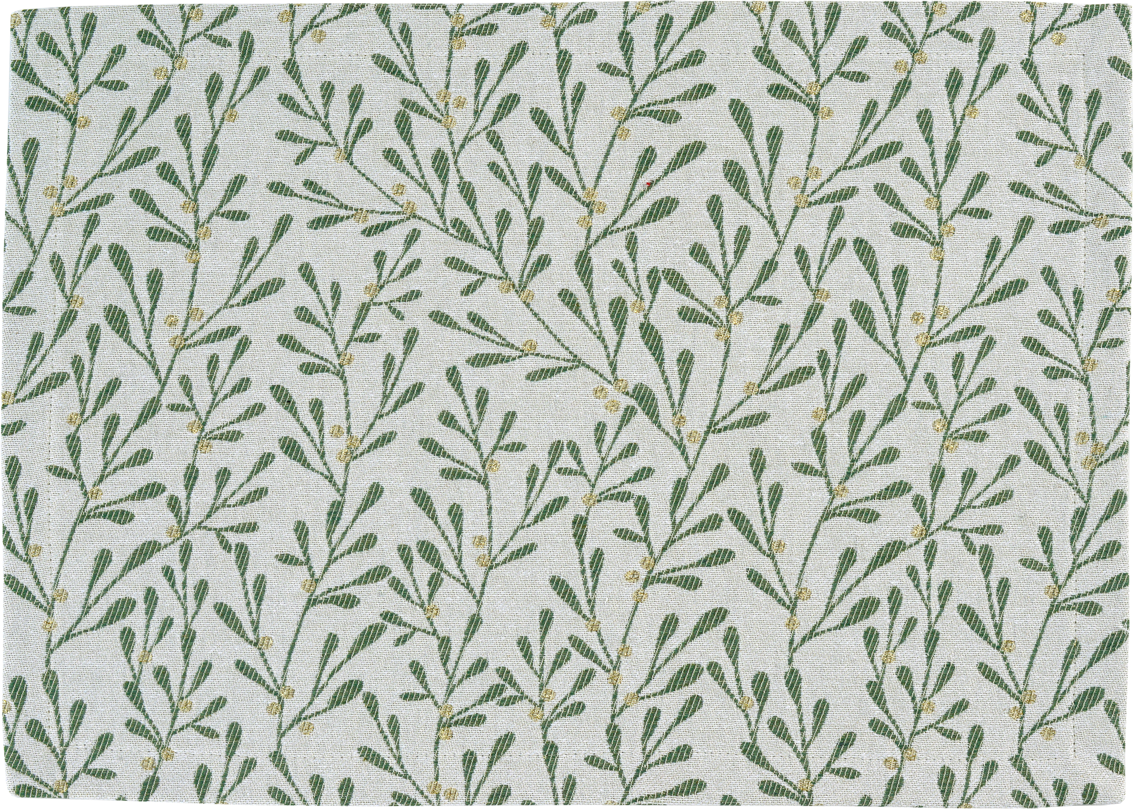 Sander Tischset MISTY ca. 35 x 50cm in Farbe ecru/green