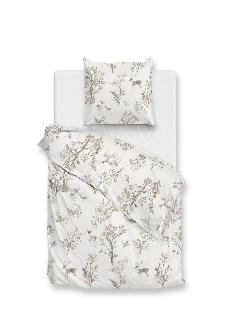 Heckettlane Bettwäsche Hazel 135x200cm HAZEL ca.135x200 cm in Farbe Off-White, Kissen, Dekoration für Zuhause, Decke