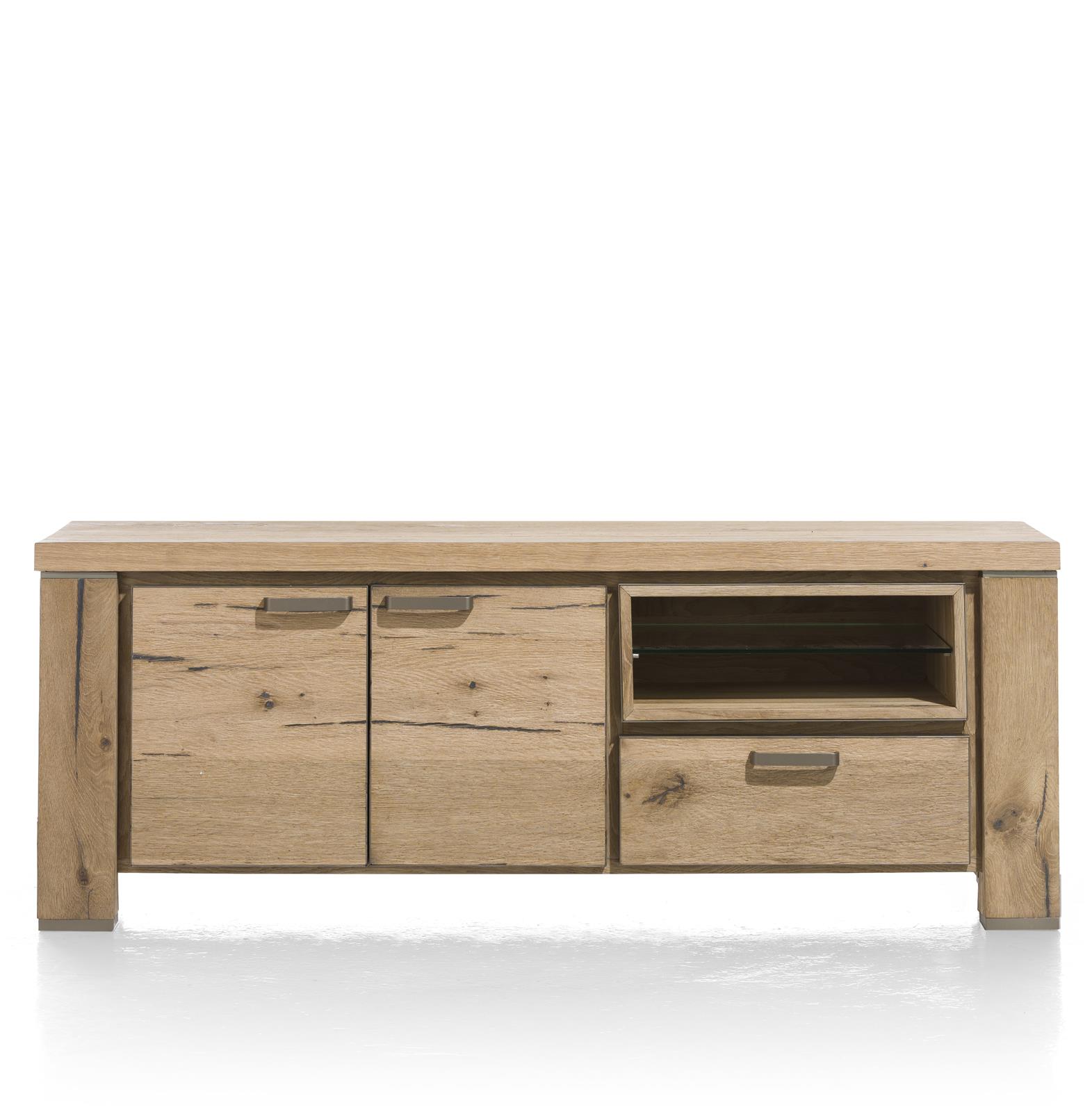 Habufa Lowboard CANOVA ca. 160x60x45cm in Railway brown