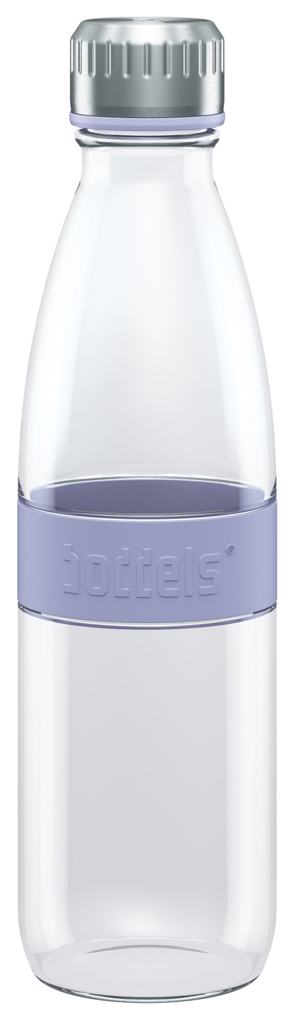 Boddels Trinkflasche DREE 650ml in Lavendelblau mit Neoprentasche