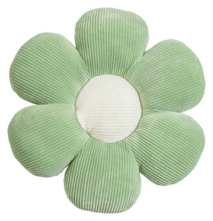 Magma Heimtex Blumenkissen MINNIE Durchmesser ca. 30cm in Farbe pastellgrün