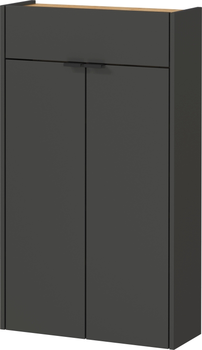 Germania Mehrzweckschrank GW-Ameca in Farbe Graphit/Navarra-Eiche-Nachbildung