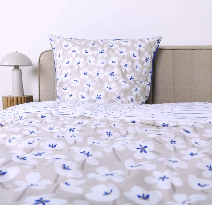 Renforce Bettwäsche Floral MIG in ca.80x80/135x200cm, Kissen, Dekoration für Zuhause, Mobiliar, Bett