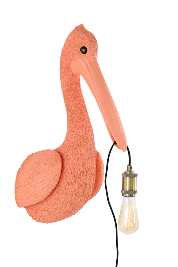 Light & Living Wandleuchte PELICAN in Farbe koralle Light & Living Wandleuchte PELICAN in Farbe koralle, Tier, Schnabel, Vogel