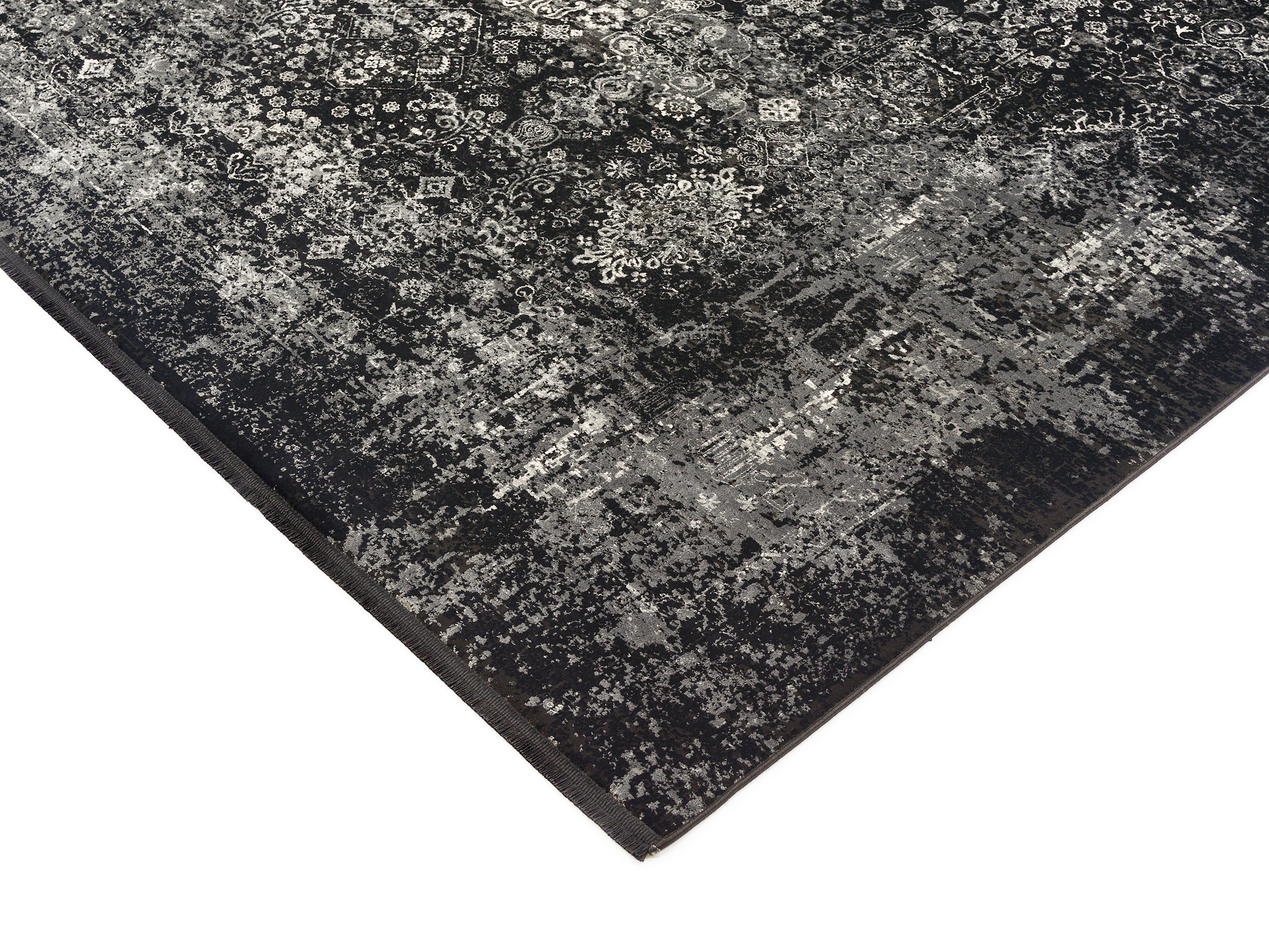 OCI Designer Teppich ca. 140x200cm in Farbe schwarz-grau