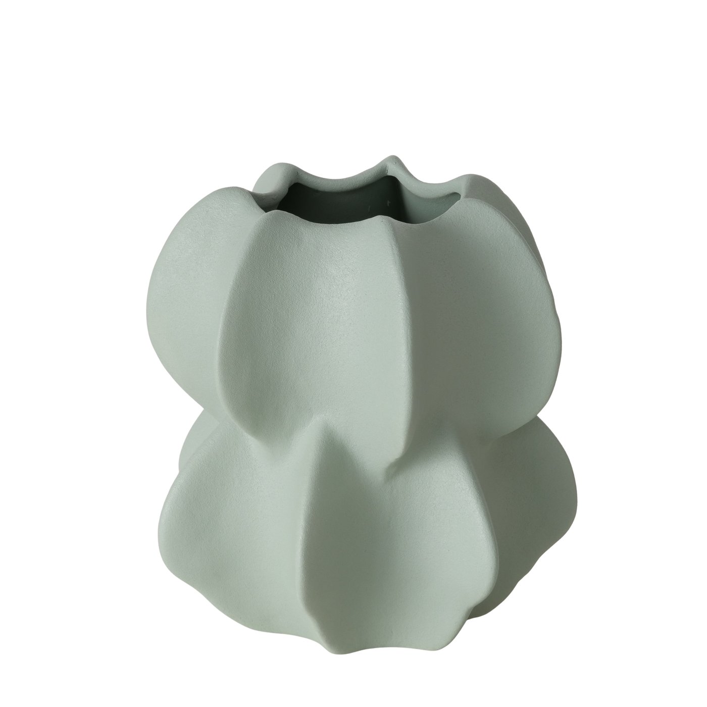 Boltze Vase Nima in Farbe Porzellan grün