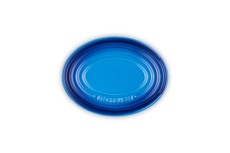 Le Creuset Löffelablage 16cm in Farbe Azure Le Creuset Löffelablage Azure Oval