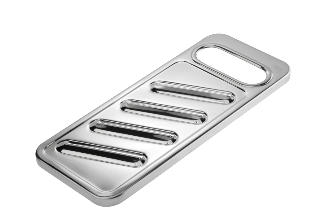 GEFU Gemüse- und Kartoffelhobel RETARO in Farbe silber GEFU Gemüse- und Kartoffelhobel RETARO in Farbe silber, stahl, reibe, grater, kitchen, rectangular