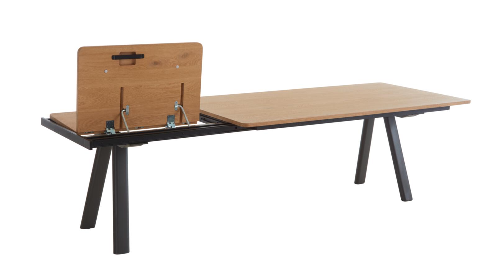 Habufa Ausziehtisch ZADE ca. B100 H77 T200 cm in dune color