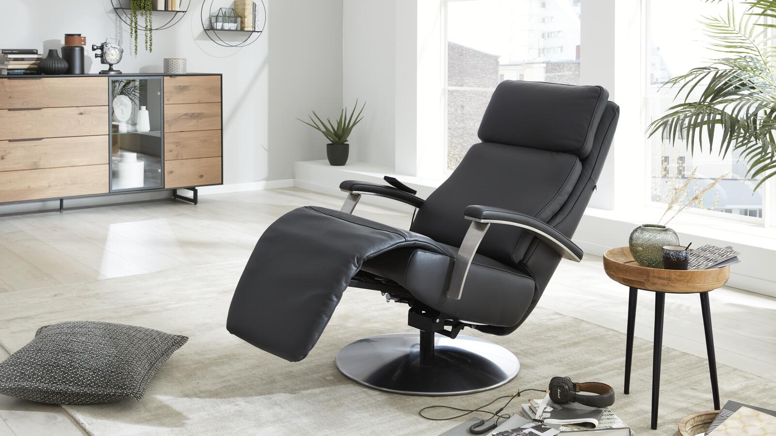 Interliving Relaxsessel IL 4541 in Leder Credo anthrazit
