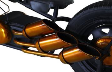 Gutmann Bar-Chopper SLOW RIDE ca.175x86x74 cm in Mango massiv sägerau