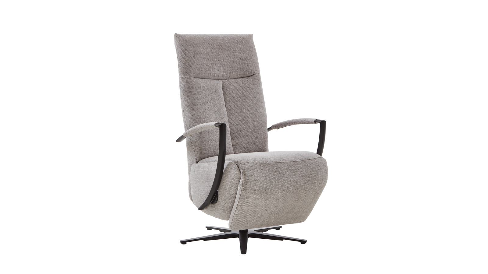 Polsteria Relaxsessel ERGO CONCEPT STYLE in Stoff Orlean silber
