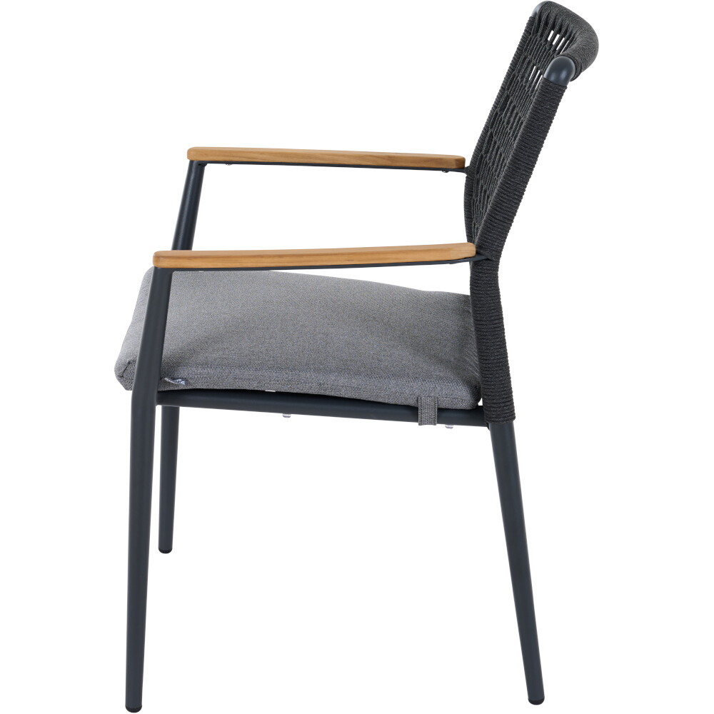 Stapelsessel CORTINA ca.B57 H84 T59 cm in Aluminium matt anthrazit Stapelsessel CORTINA ca.B57 H84 T59 cm in Aluminium matt anthrazit, Moebel, Stuhl, Sessel