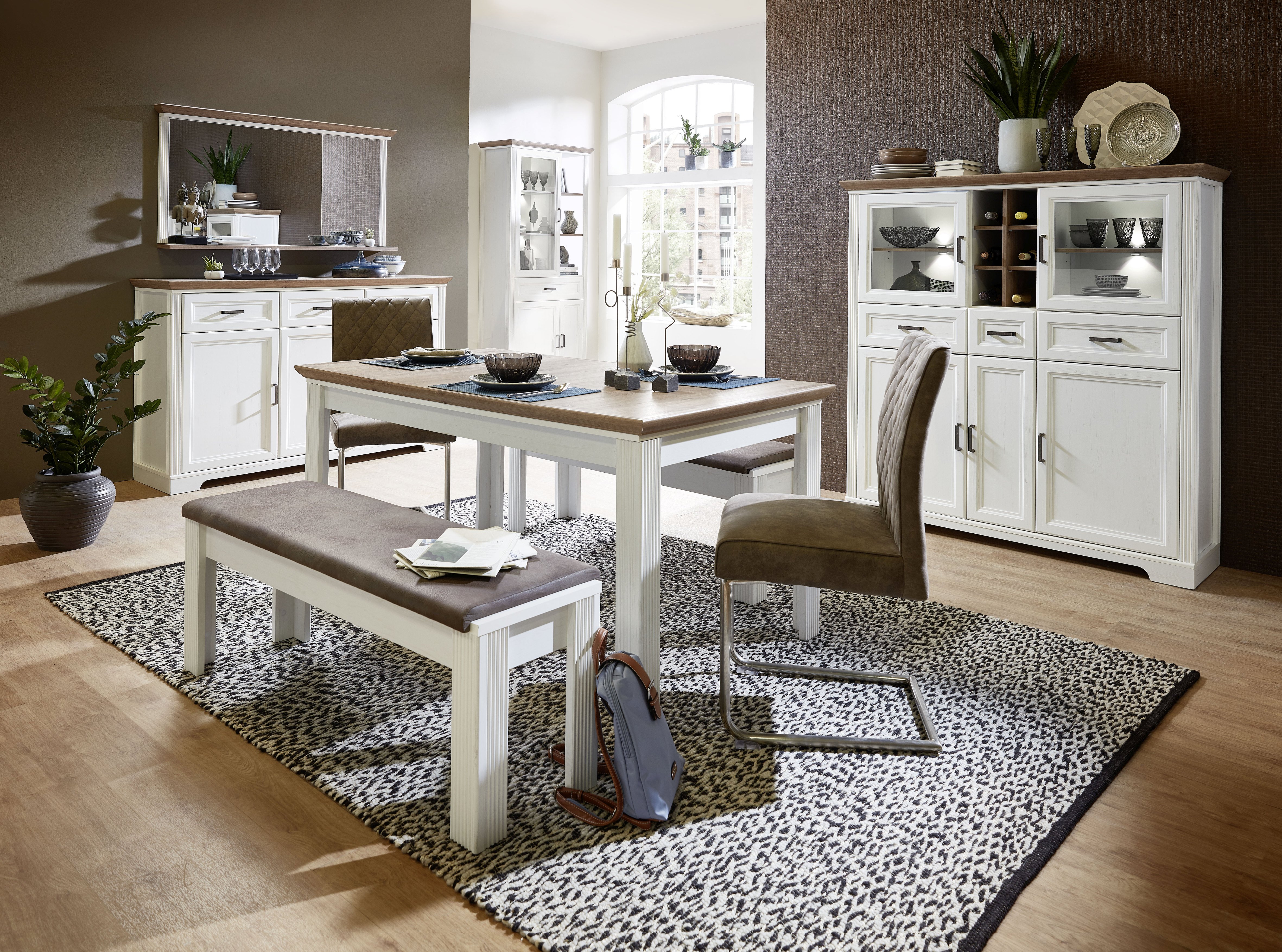 Sideboard B/H/T ca. 166/102/48 cm in Holzfarben Innostyle Sideboard Jasmin in Pinie hell/Artisan Eiche, 166 x 102 cm