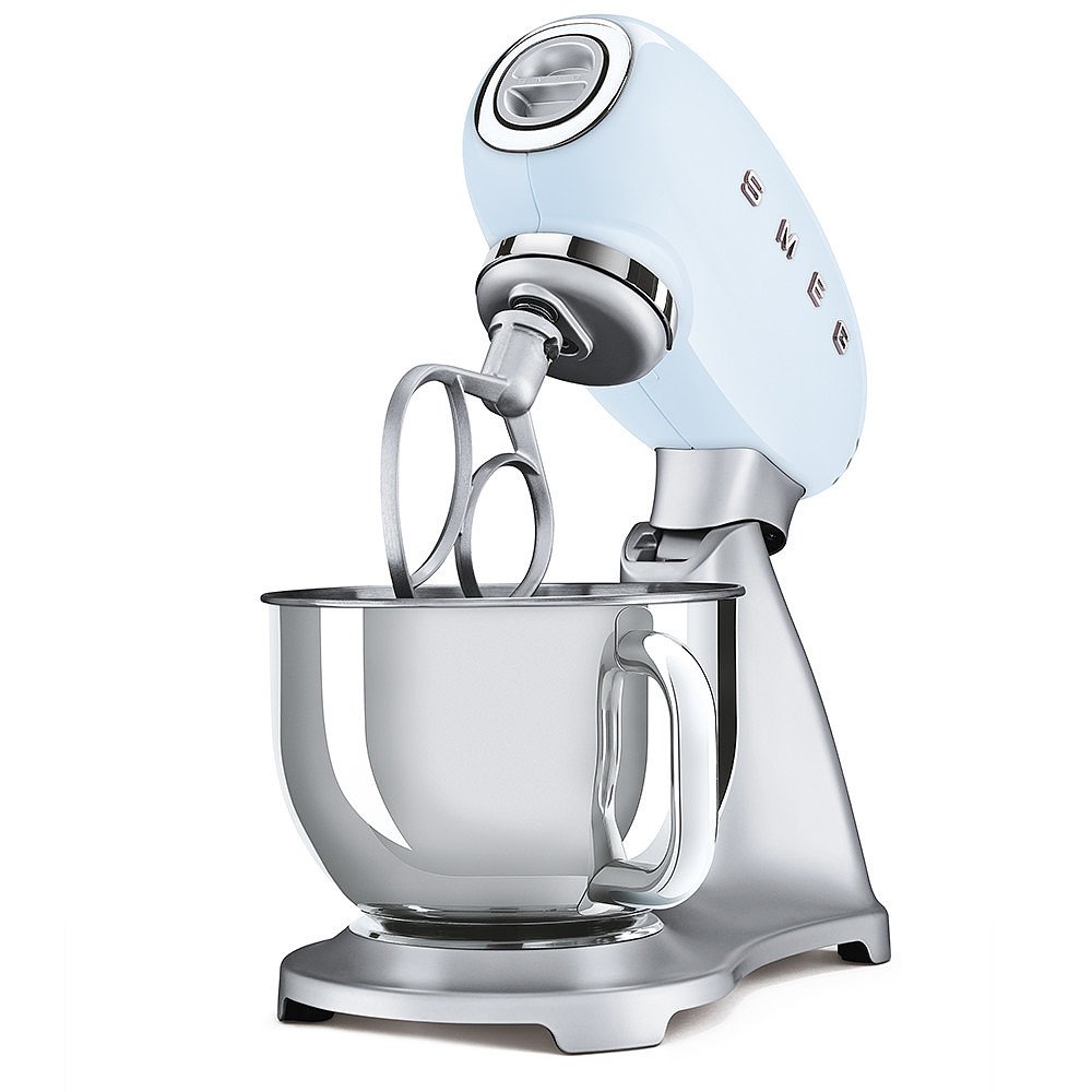 Smeg Küchenmaschine SMF02 in Pastellblau, 800 Watt