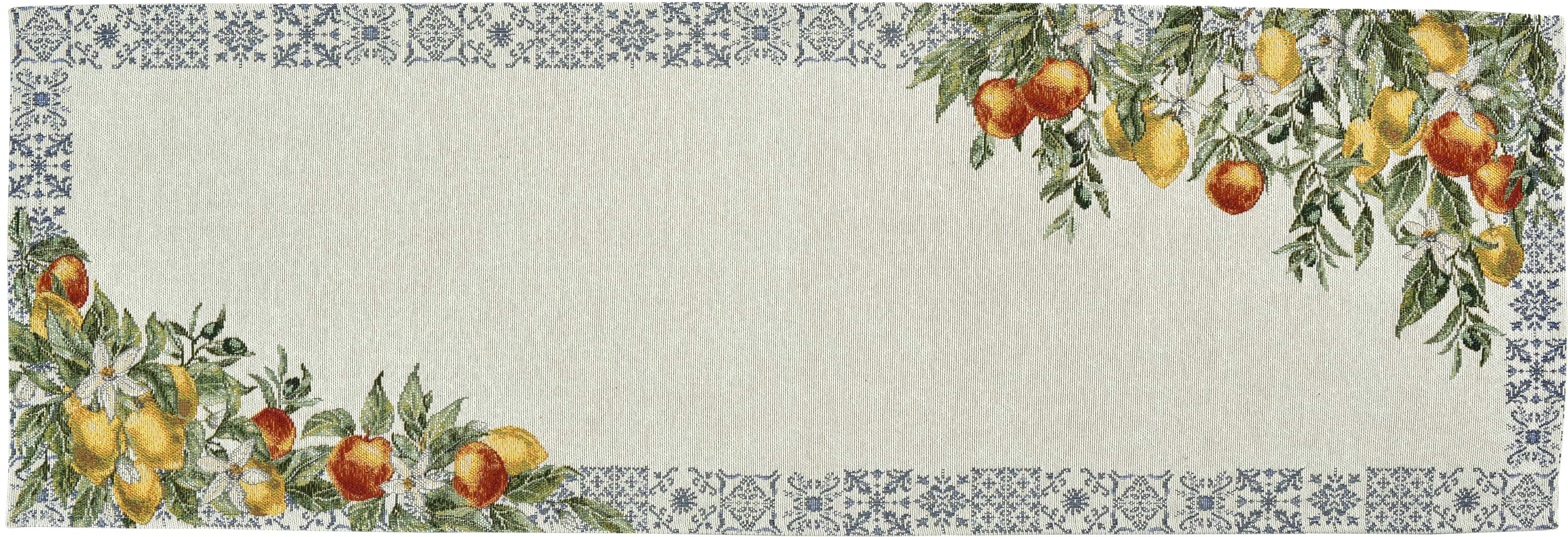 Sander Tischläufer MEDITERRANEAN ca. 32x96cm in Farbe original, Dekoration für Zuhause, Teppich, Kunst, Ornament, Wandteppich, Dekoration für Zuhause, Teppich, Kunst, Ornament, Wandteppich