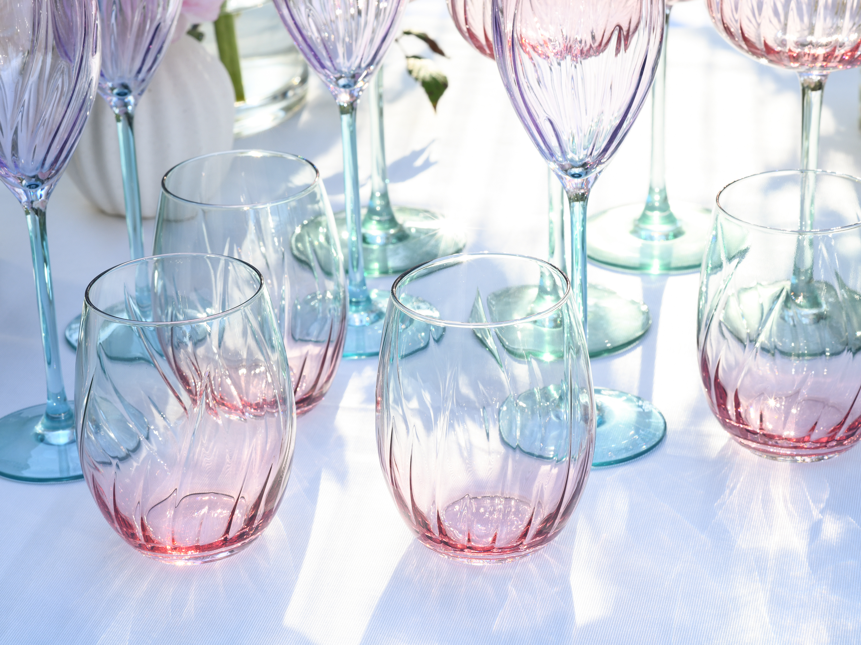 CreaTable Longdrinkglas Swirly 4-tlg.