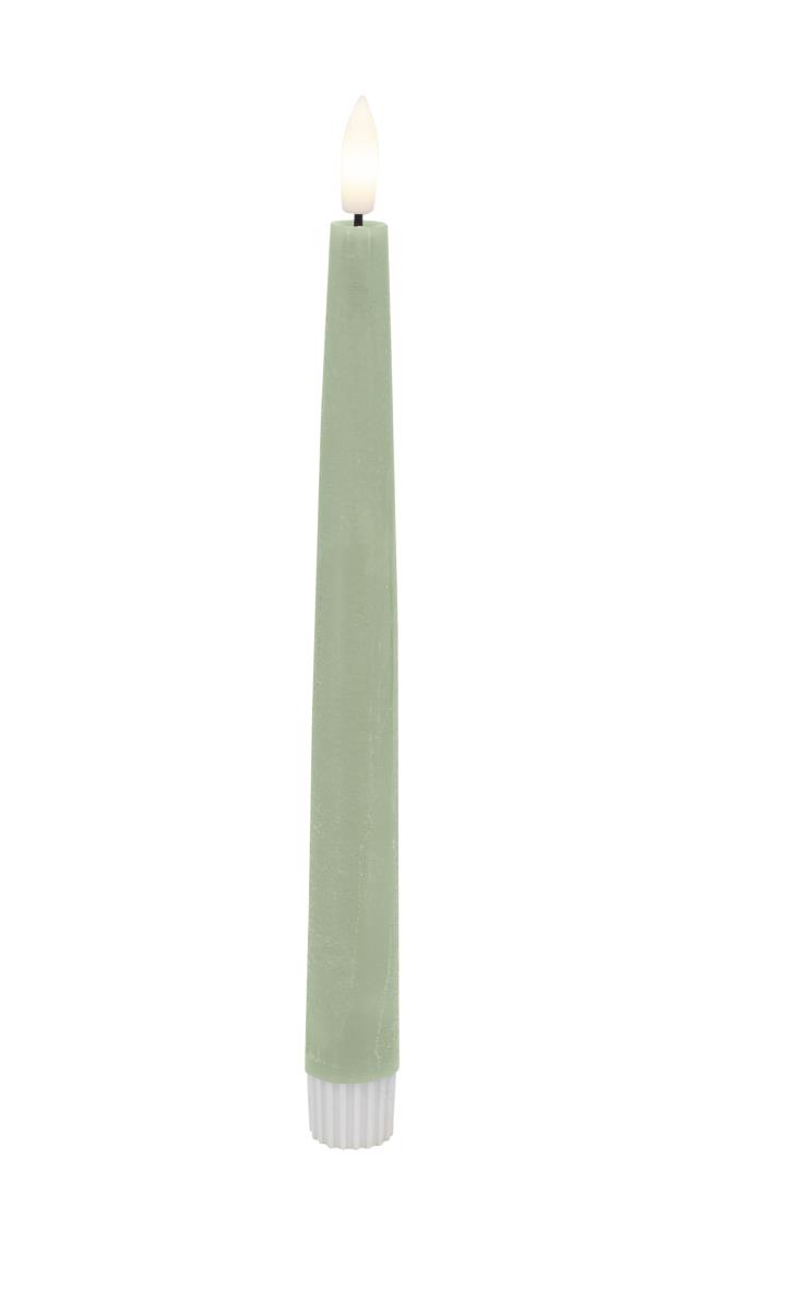 LED-Dinnerkerze 2er-Set Basic LED STABKERZE in Grün L.C. Wholsaler LED Stabkerze LED Stabkerze in