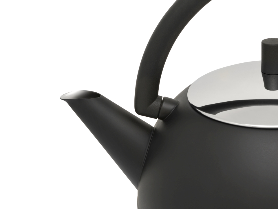Bredemeijer Teekanne Duet Design Saturn 1,2 Liter in Farbe schwarz 