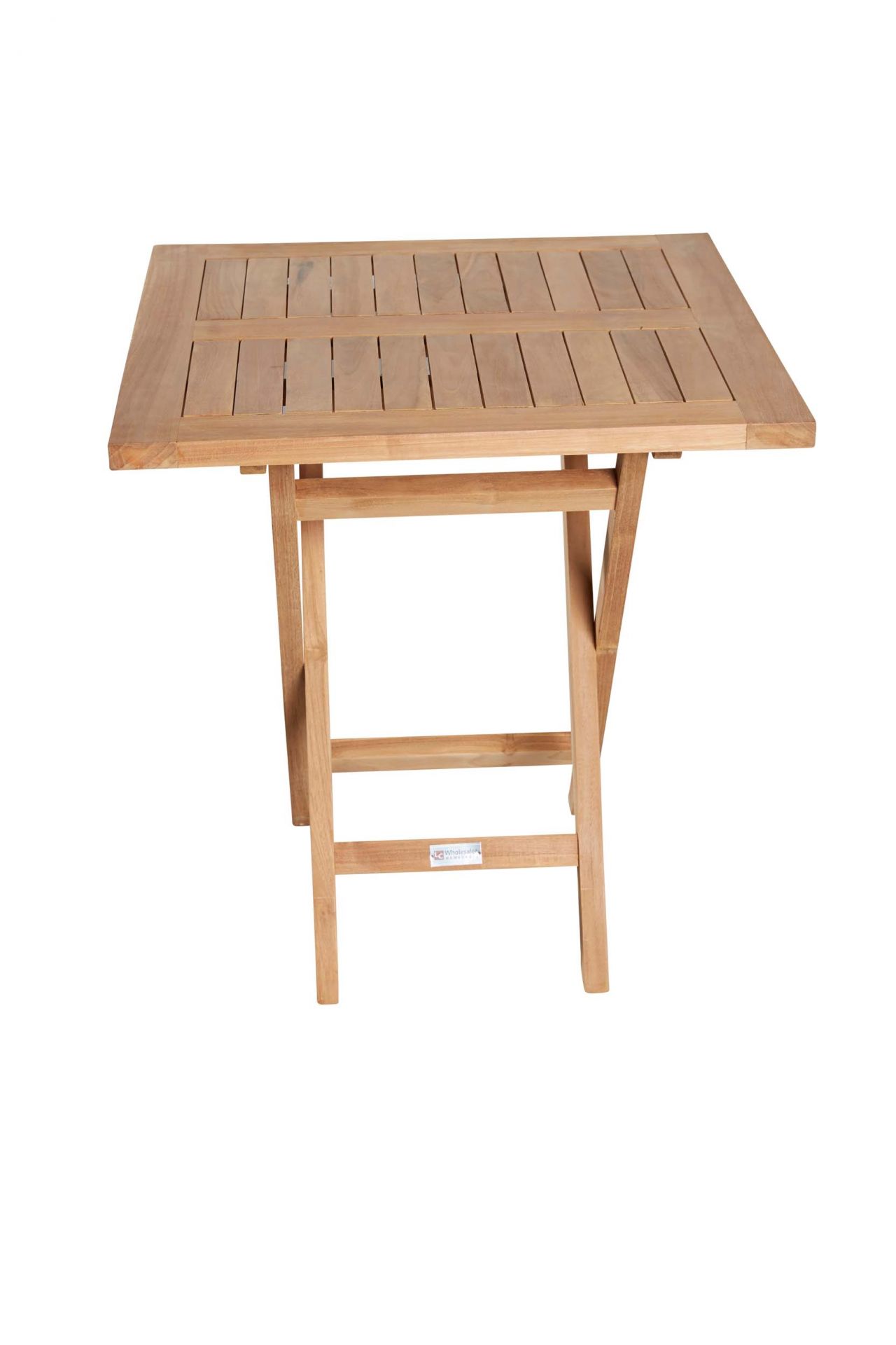 Bistrotisch RIVA in Holzfarben L.C. Wholesaler Bistrotisch RIVA ca. B70 H75 T70 cm in Teak 4-eckig geschraubt, Kaffeetisch, Mobiliar, Tabelle, Esstisch, Schreibtisch