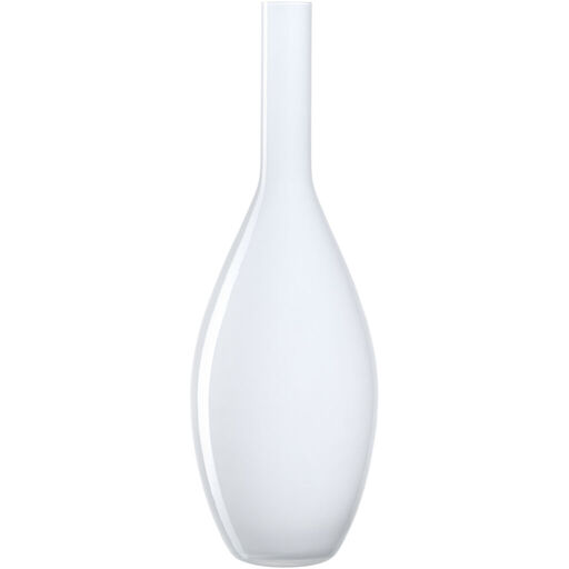 Leonardo GK/Vase 50 weiß BEAUTY BEAUTY in Fb. weiß durchgefärbt, Vase, Weiß, Glas, langgestreckt, Dekoration