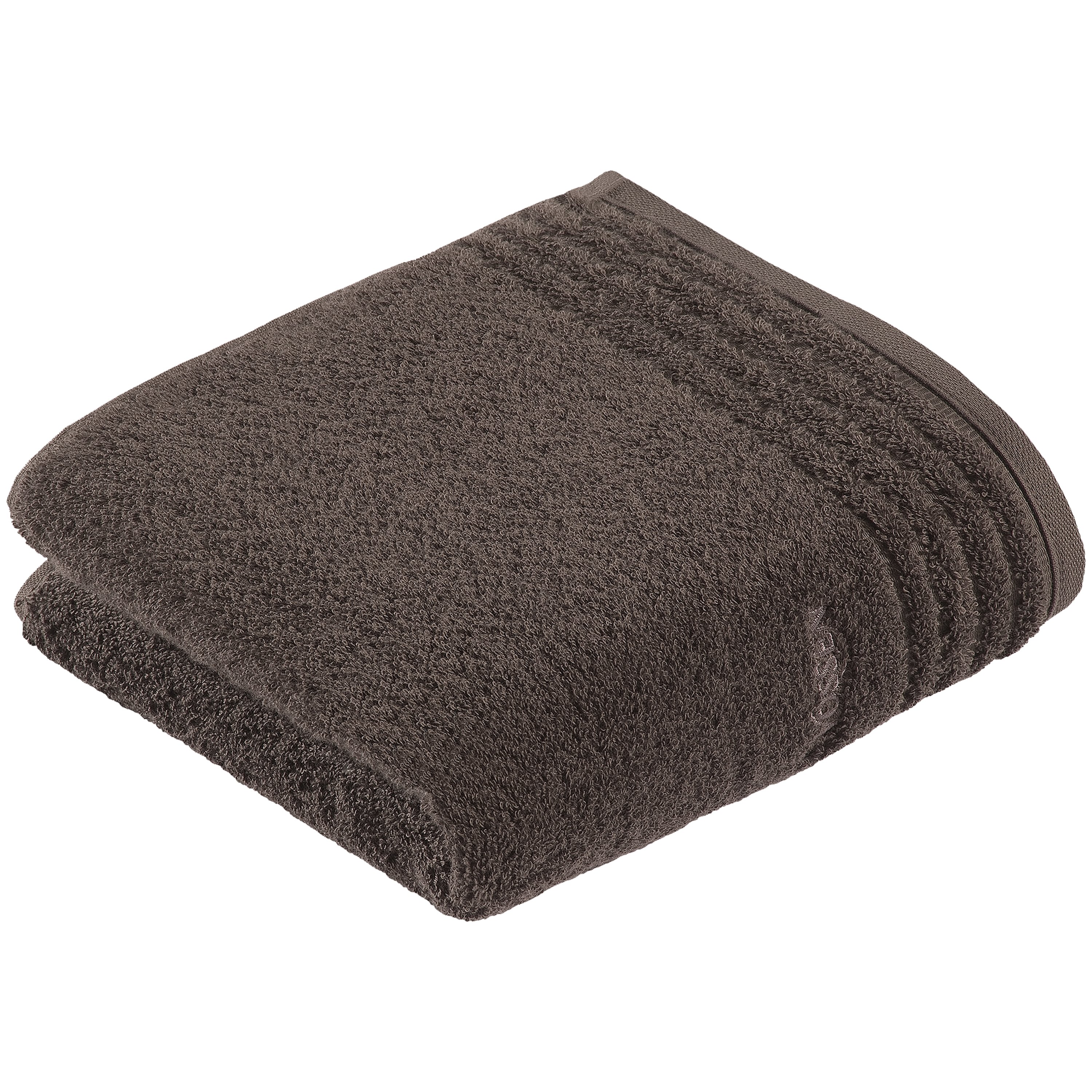 Vossen Handtuch Vienna Style Supersoft ca. 50x100cm in Farbe slate grey