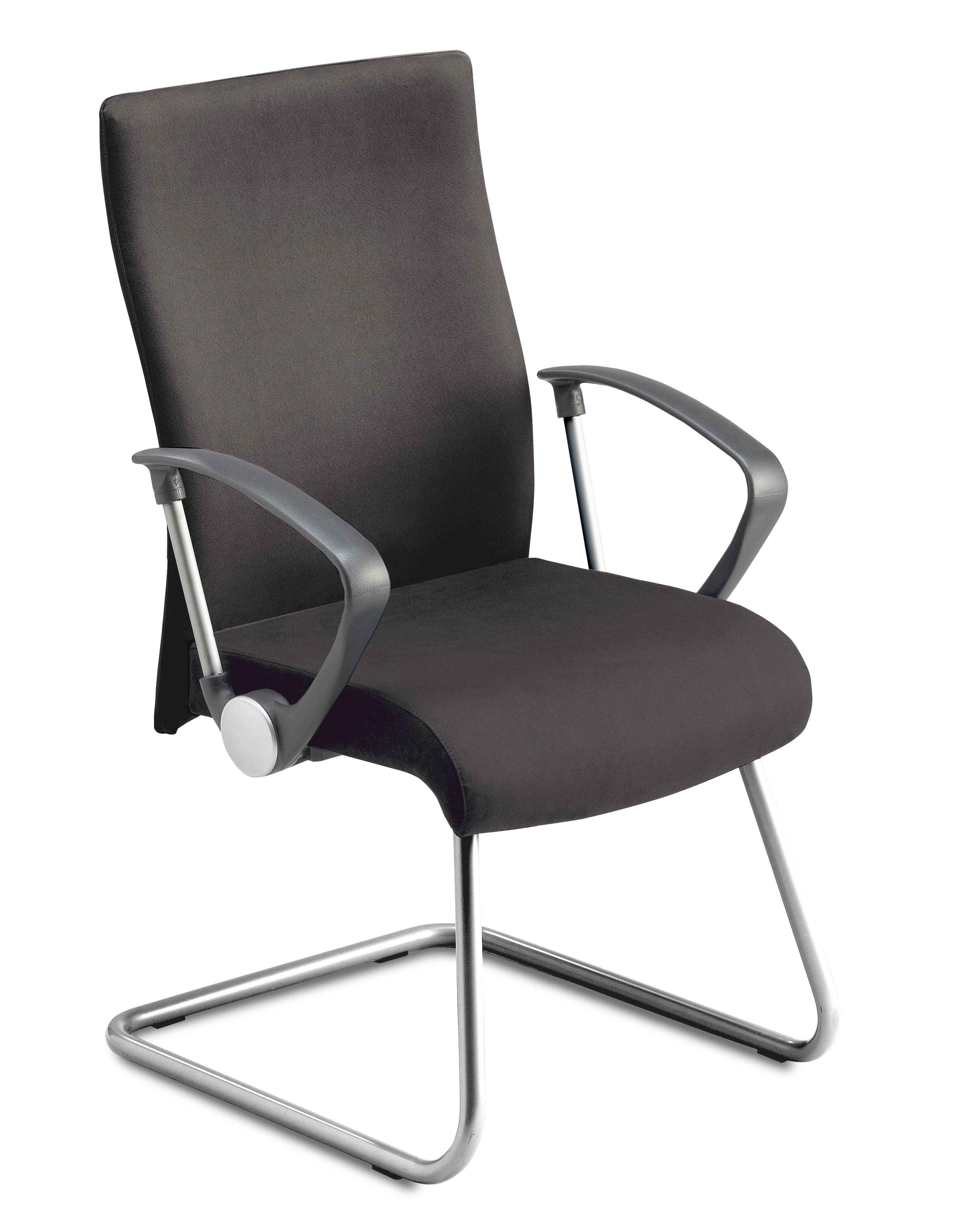Nowy Styl Besucherstuhl in Stoff Sempre SM02 anthrazit Nowy Styl Besucherstuhl in Stoff Sempre SM02 anthrazit
