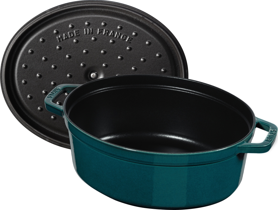 staub La Cocotte Bräter 31cm oval in La-Mer 