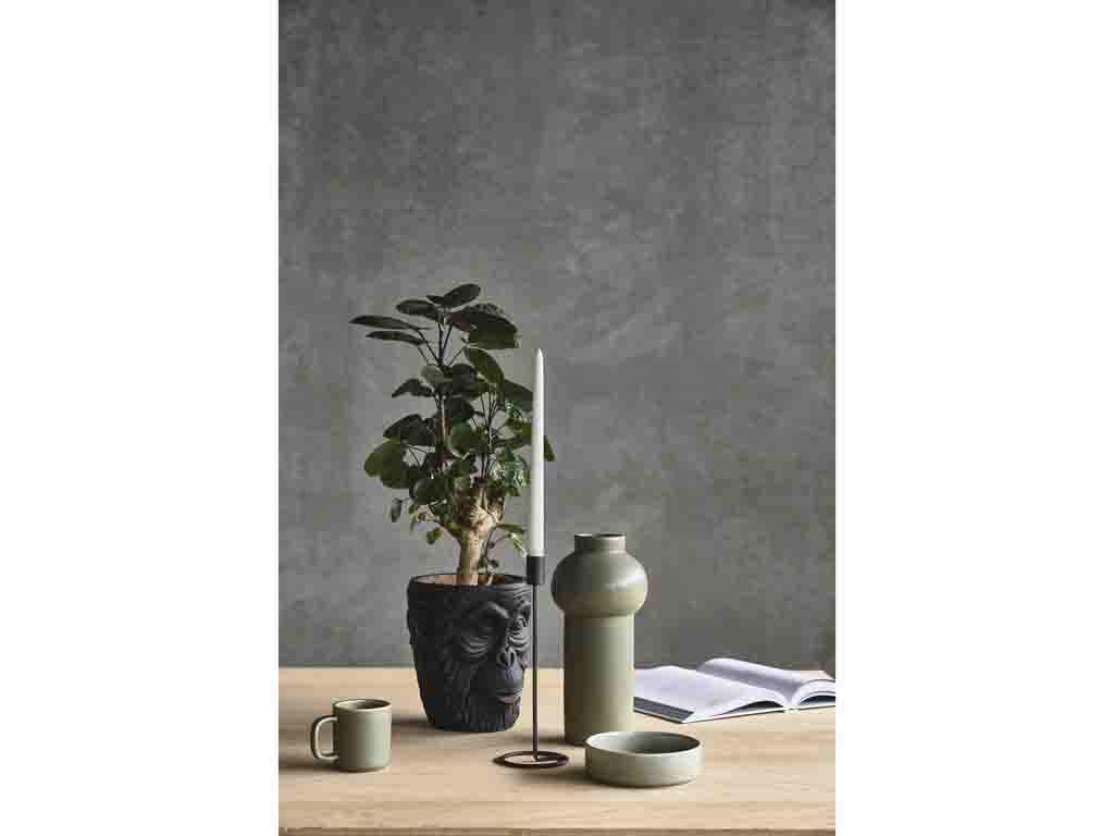 Villa Collection Übertopf 19 cm in Farbe schwarz