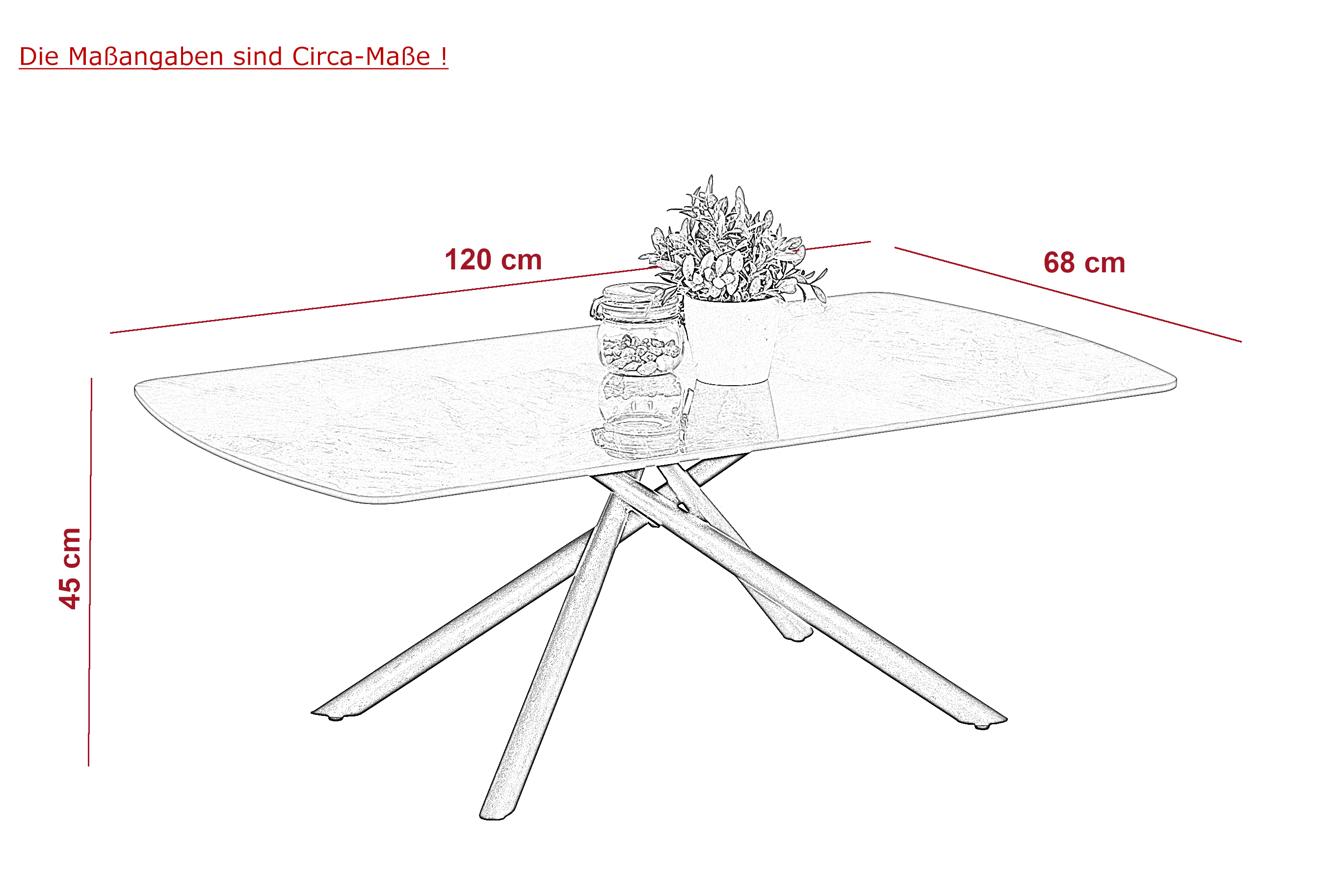 Couchtisch in Marmoroptik grau/schwarz 12/03, Moebel, Tabelle, Esstisch, Kaffeetisch, Esszimmer