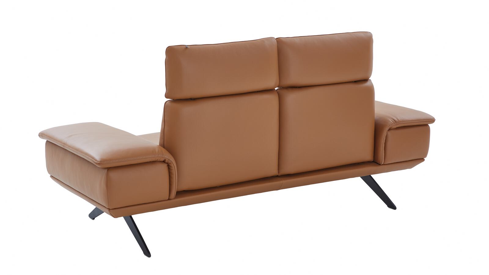 Koinor Sofa klein ELEMENTS in Leder X-HAPPY bernstein