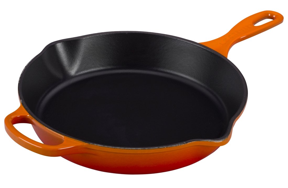 Le Creuset Brat- u.Servierpfanne Sig 26cm in Farbe Ofenrot Le Creuset Brat- und Servierpfanne Ø ca. 26cm Ofenrot Hoch