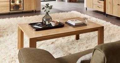 RMW Couchtisch Viva, ca. 118 x 45 x 73 cm in Asteiche massiv mit Holzplatte RMW Couchtisch Viva, ca. 118 x 45 x 73 cm in Asteiche massiv mit Holzplatte