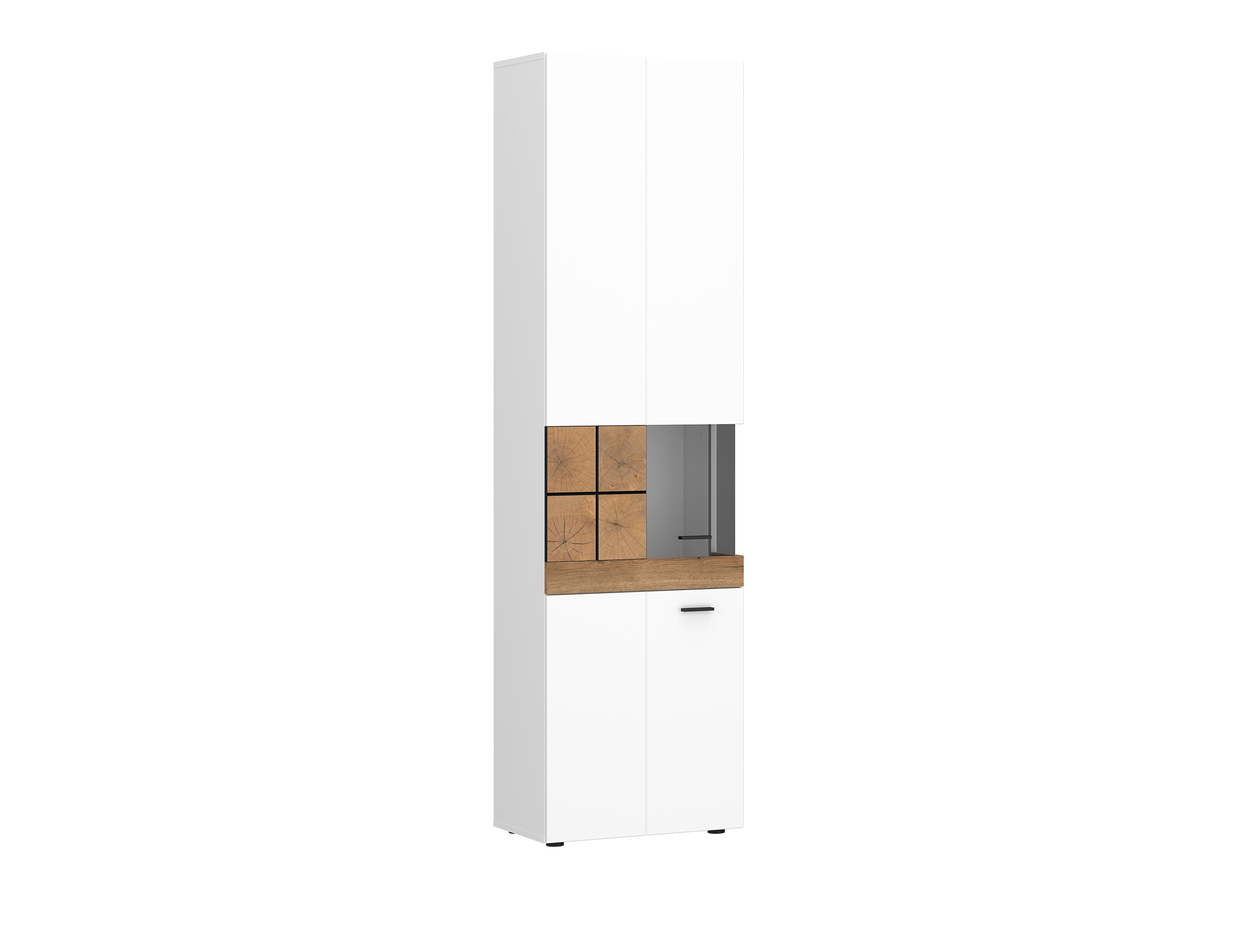 Vitrine ORETA in Weiß Wojcik Meble Vitrine ORETA in Alpinweiß