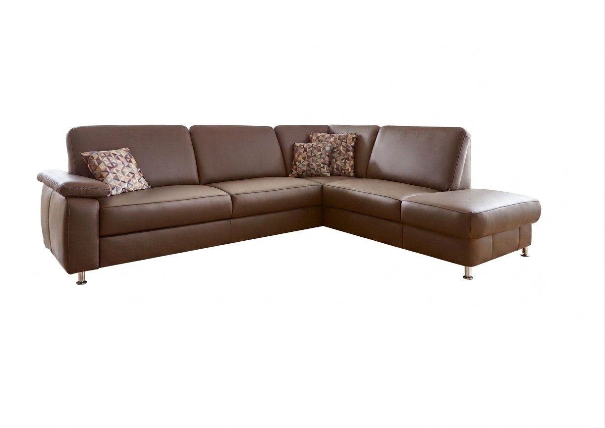 Modulmaster Polstereckgruppe MM-PN1059 ca. 286x224cm in Leder Torro mocca, Ecksofa, Sofa, Wohnzimmer, Leder, Braun