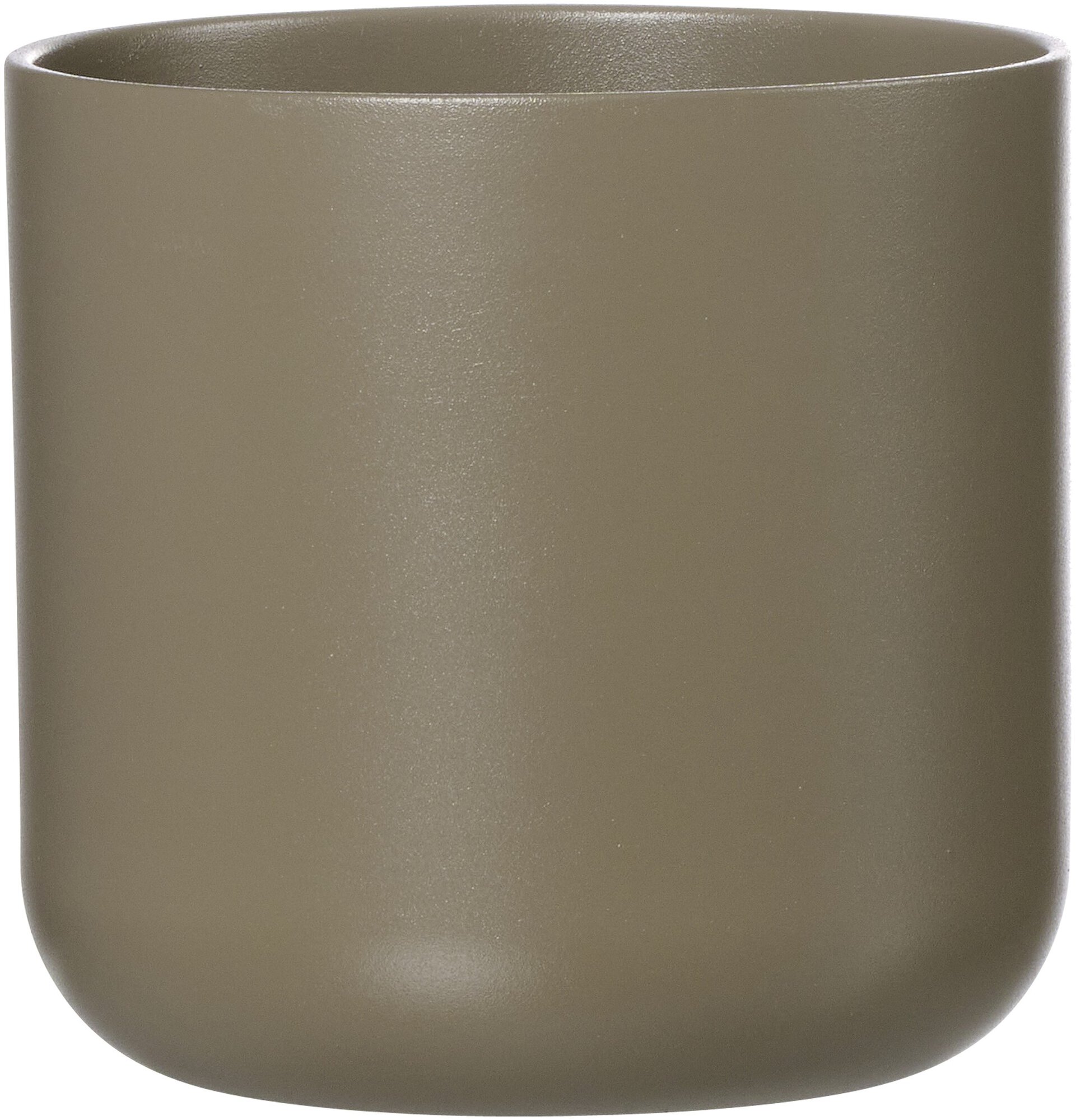 Ritzenhoff & Breker Kübel JANA 15,5x15cm aus Steingut braun, Krug, Töpferei, Tasse, Zylinder