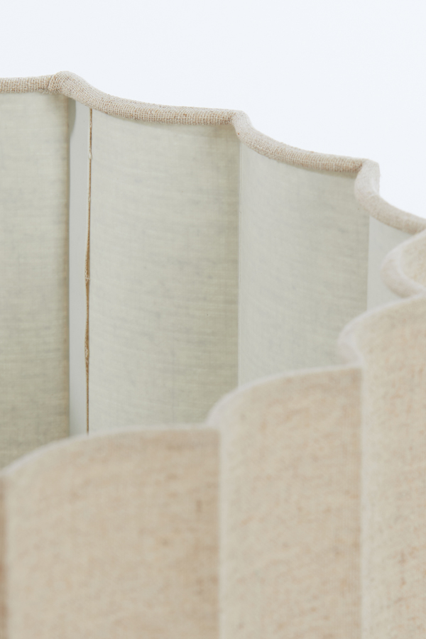 Light & Living Lampschirm DISLI in Farbe natur, Dekoration für Zuhause, Leinen, Papier, Teppich