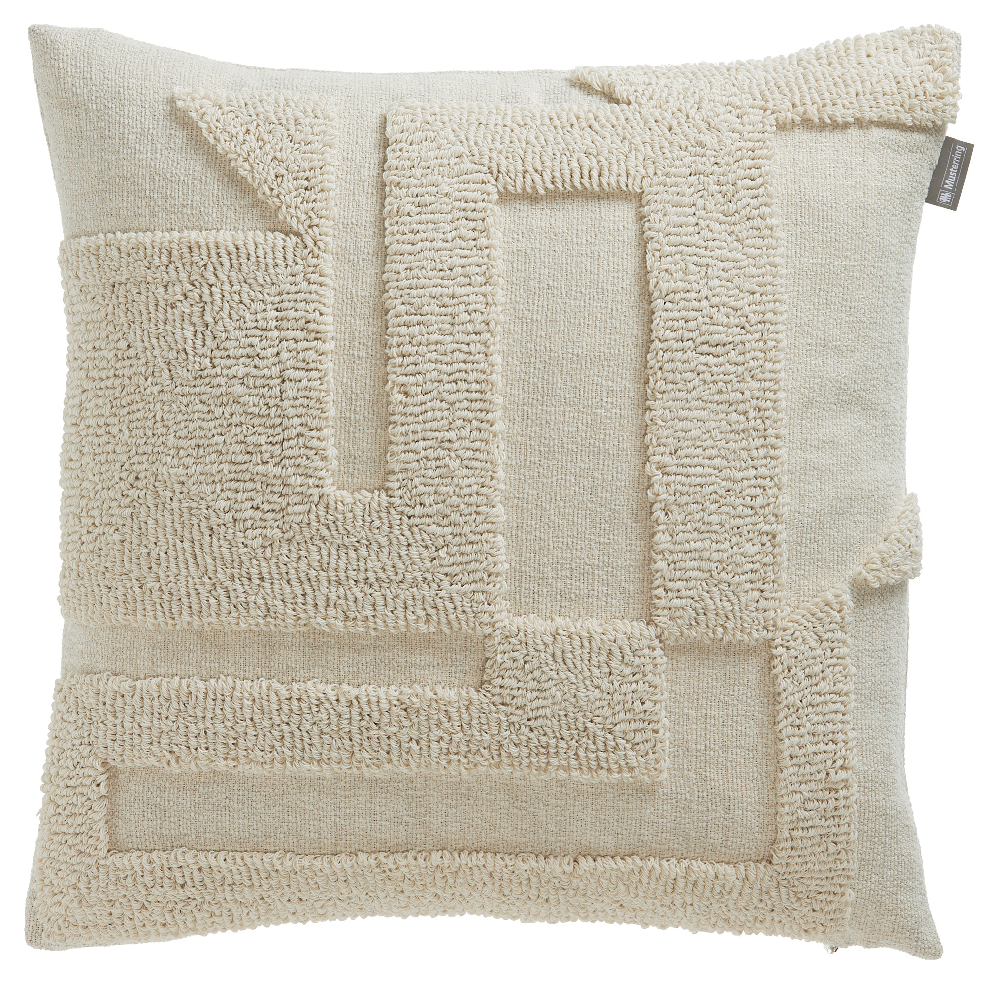 Musterring Zierkissenhülle MR-Slow ca. 45x45cm in Farbe offwhite, Kissen, Dekoration für Zuhause, Teppich, Leinen