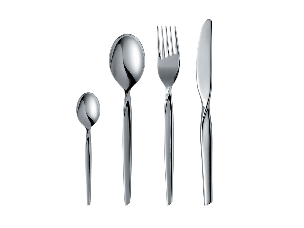 F&H Besteckset GENSE TWIST in Farbe Metall