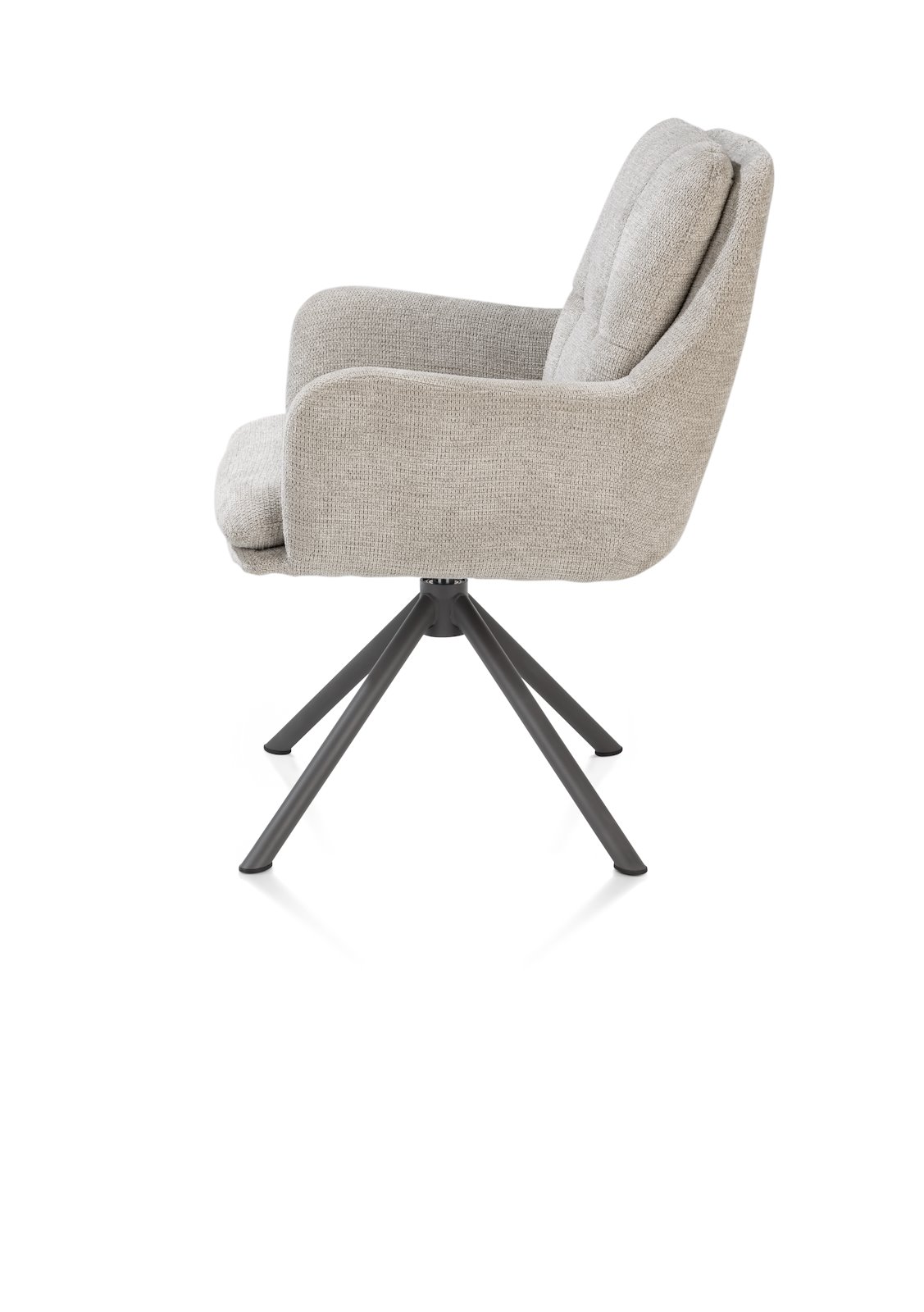 Habufa Armlehnstuhl MADELAINE ca. B64 H90 T69 cm in Stoff Vada beige, Moebel, Stuhl