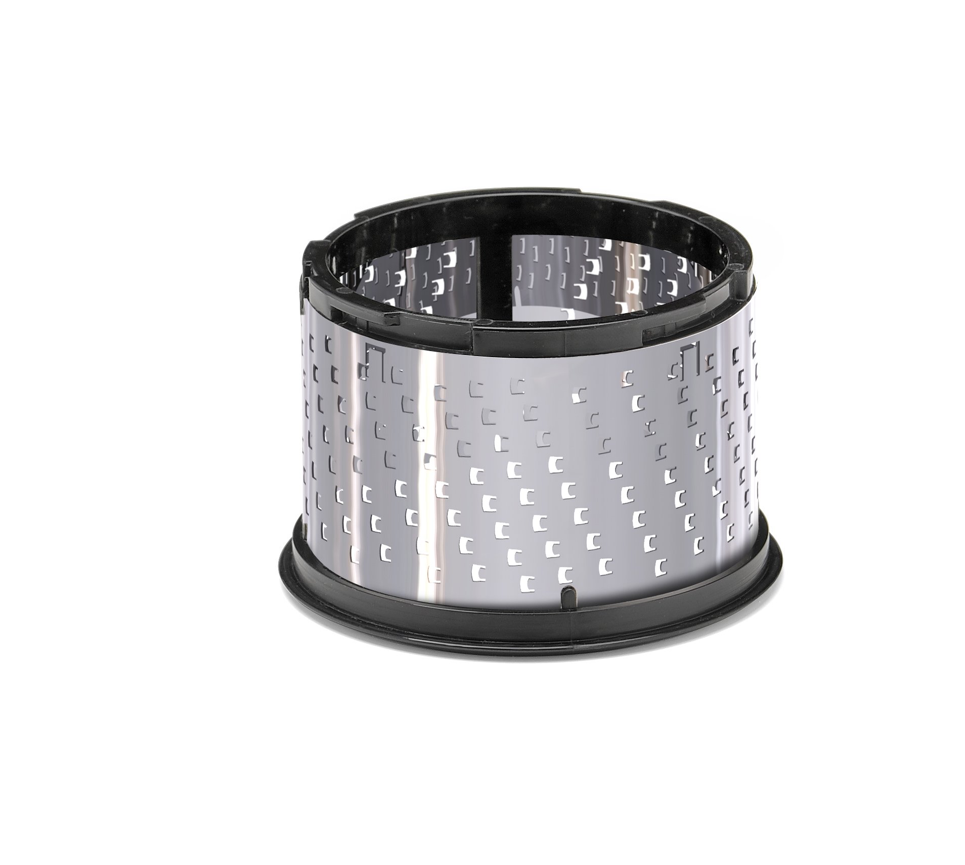 GEFU Trommelreibe Pecorino schwarz/silber