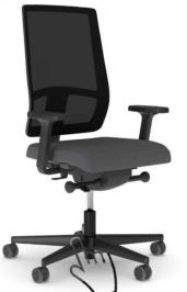 Drehstuhl X-LINE in Schwarz Nowy Styl Drehstuhl X-LINE in Stoff Sempre SM01 schwarz Pg.1