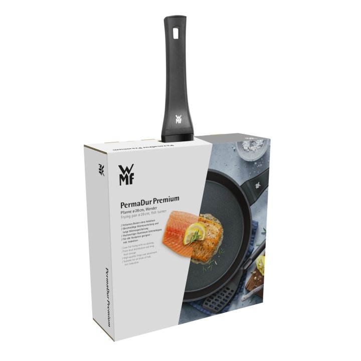 WMF Stielpfanne Ø 28 cm niedrig WMF PermaDur Premium mit Wender Ø 28cm 576289990 Schwarz WMF Stielpfanne Ø 28 cm niedrig WMF PermaDur Premium mit Wender Ø 28cm 576289990 Schwarz