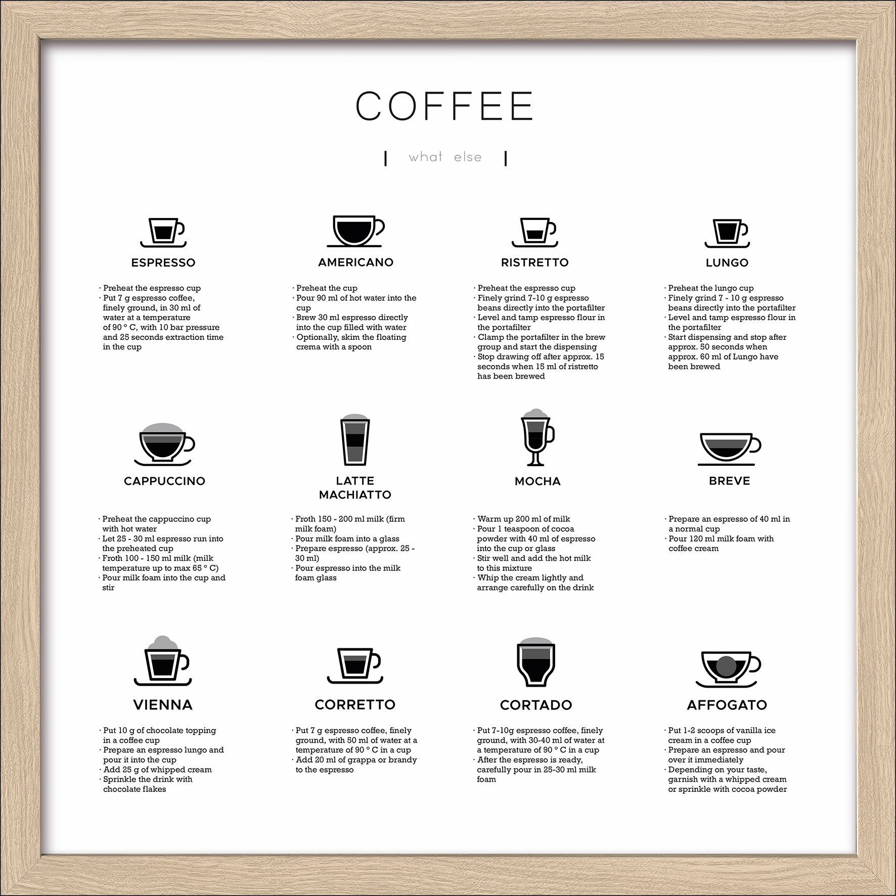 ProArt Framed-Art Slim Scandic 33x33cm Coffee