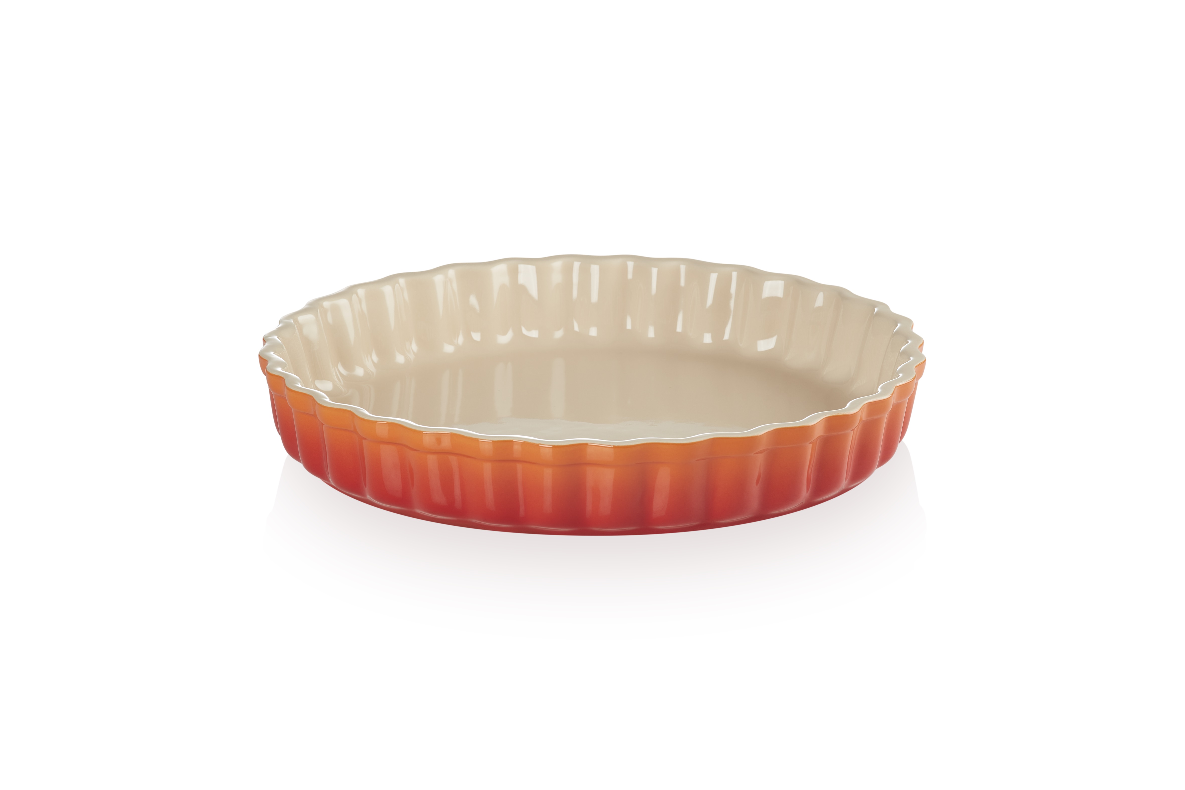Le Creuset Tarte-Form Ø ca. 28cm in Farbe Ofenrot
